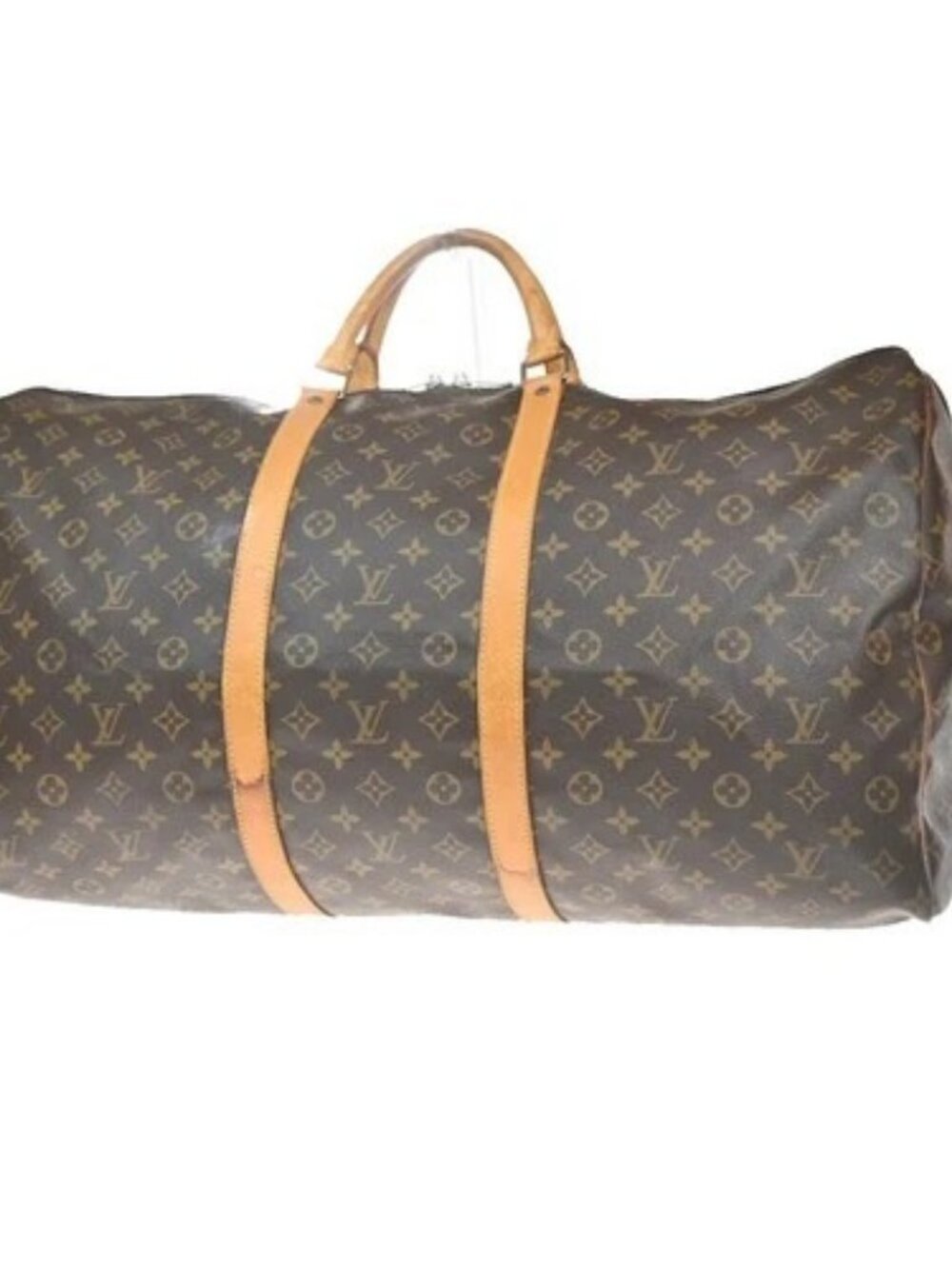 LOUIS VUITTON Keepall 60 Travel Hand Bag Monogram Leather Brown M41422 74YH945 - Picture 1 of 16